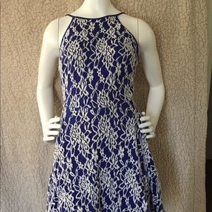 Blue Floral Dress